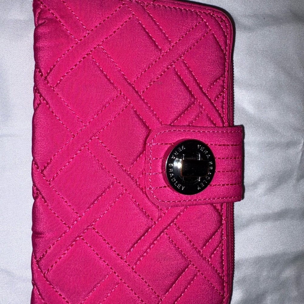 Vera Bradley Fuchsia Quilted Wallet